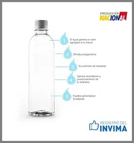 NW9014 - AGUA PUBLICITARIA MAGDALENA 600 Ml.